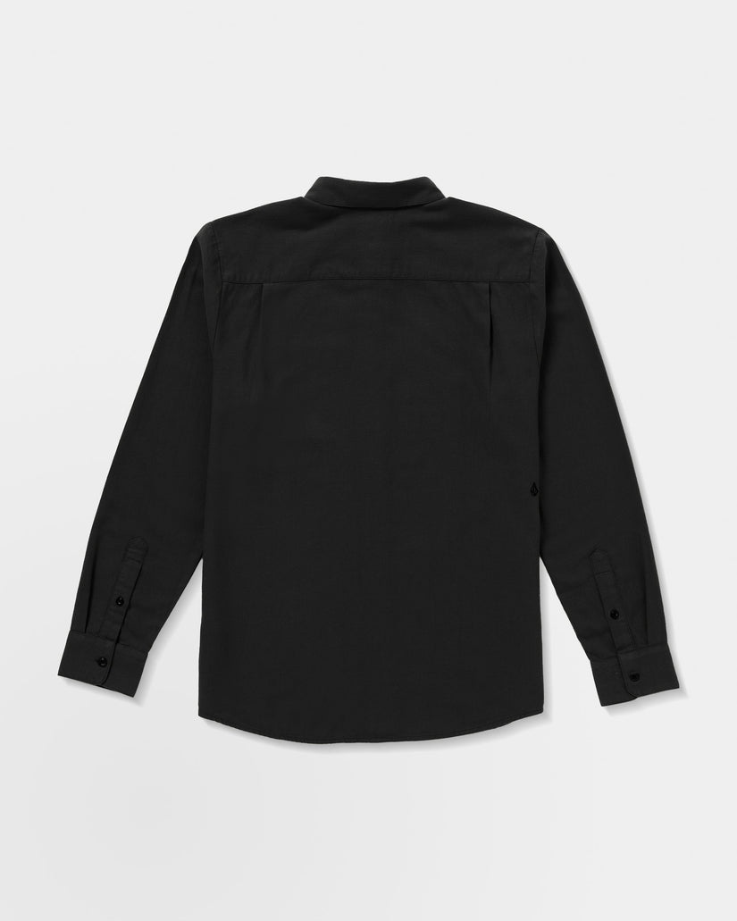 Caden Solid Hemd - Antique Black