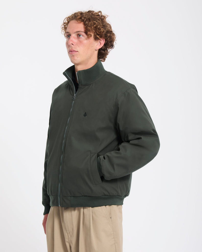 Damerman Bomberjacke - Rinsed Black