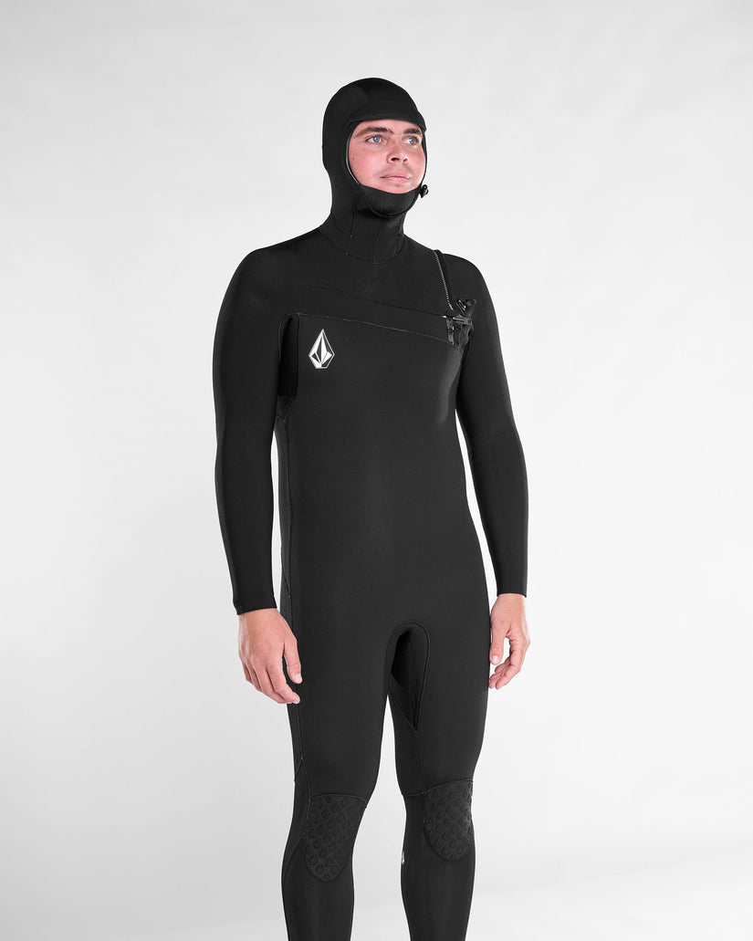 Modulator 4/3Mm Hooded Chest Zip Neoprenanzug - Black