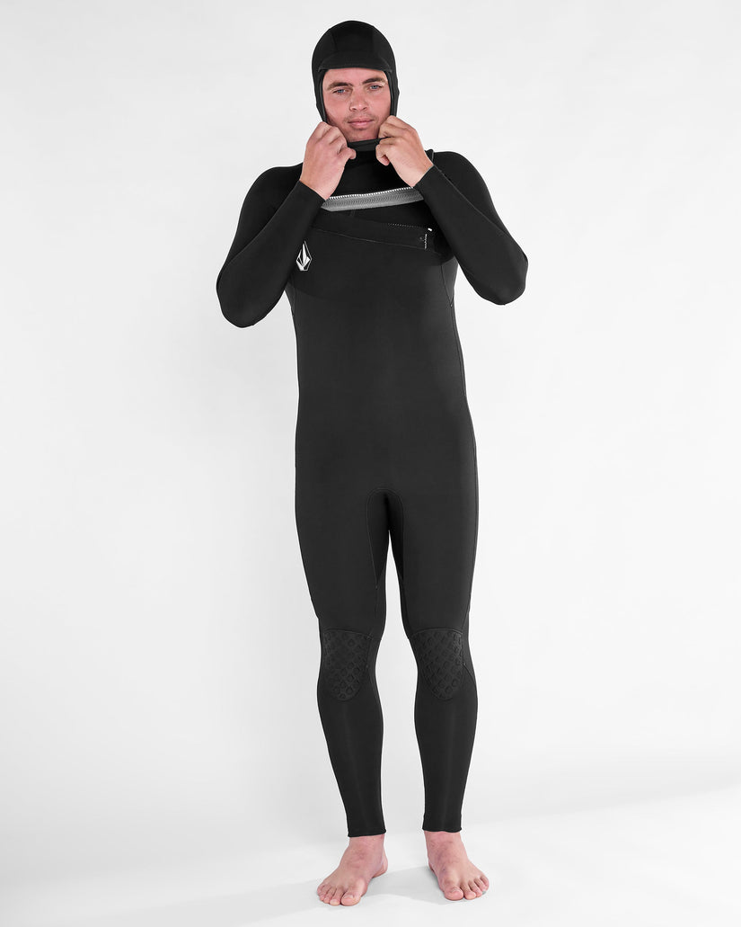 Modulator 4/3Mm Hooded Chest Zip Neoprenanzug - Black